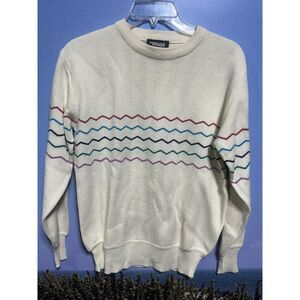 Vintage Ossi Skiwear 100% Wool Crewneck Sweater Size‎ L